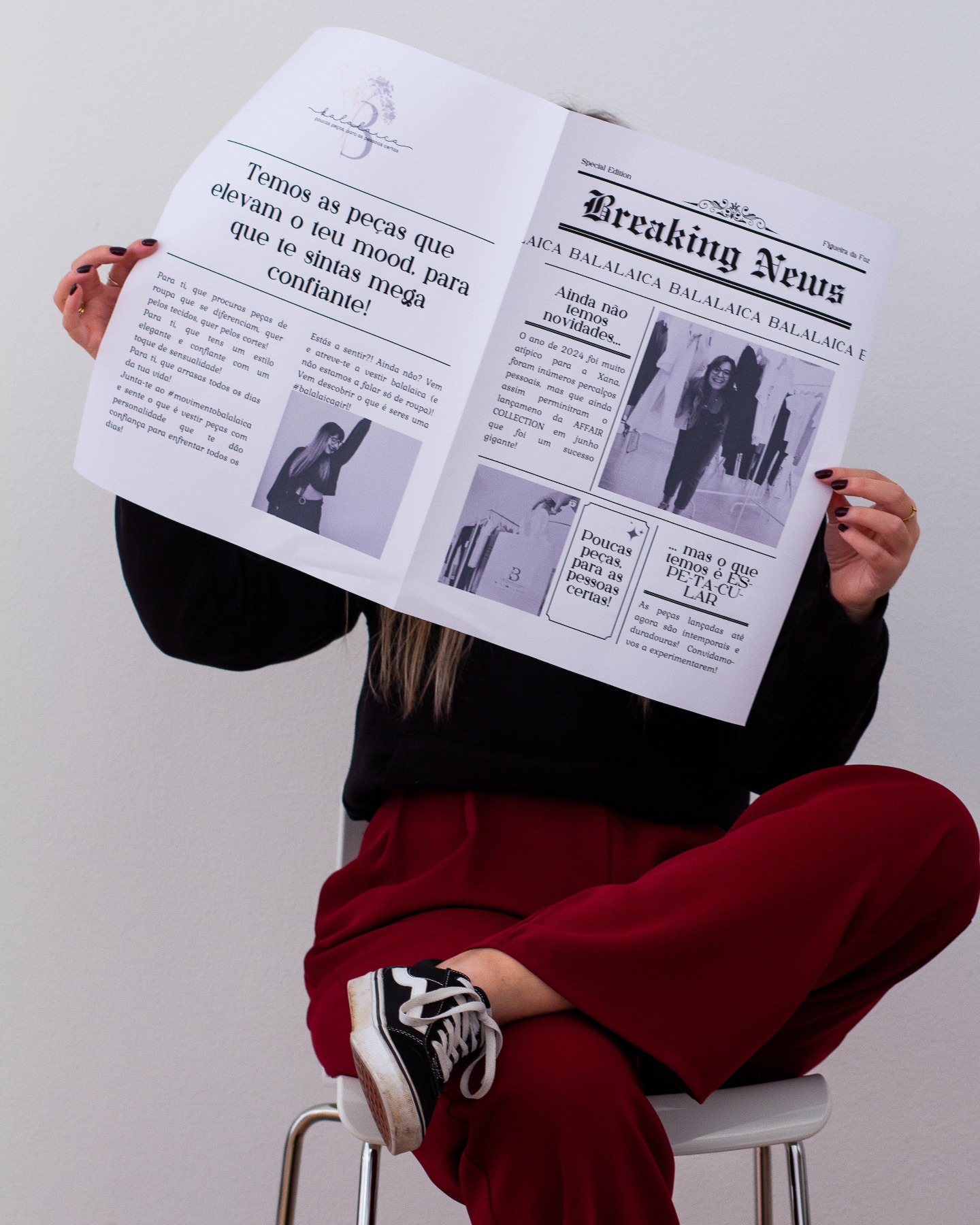 2024 não foi "o" ano, fui forçada a abrandar, mas continuo cá. Ainda não temos novidades... mas o que temos é ESPETACULAR ✨
Obrigada a quem continua a comprar balalaica, mesmo sem estar aqui mais pertinho de vós nas redes sociais ✨ emociona-me saber que construimos mesmo uma comunidade, de outra forma vocês não continuavam a fazer-me pedidos personalizados, pedidos zodiac mood, etc. Obrigada 💖
Este ano não há coleção de inverno, nao há especial natal... há poucas peças, mas para as pessoas certas ✨

As peças estão todas disponíveis em www.balalaica.pt e ainda peças de stock off a 9€ no destaque do perfil.

Obrigada queridas balalaicas e maridos das balalaicas que vêm timidos até mim com ideias mega giras que concretizamos juntos 🙏

📸 @sarasocialvibes
.
#balalaica #marcaportuguesa #slowfashionbrand